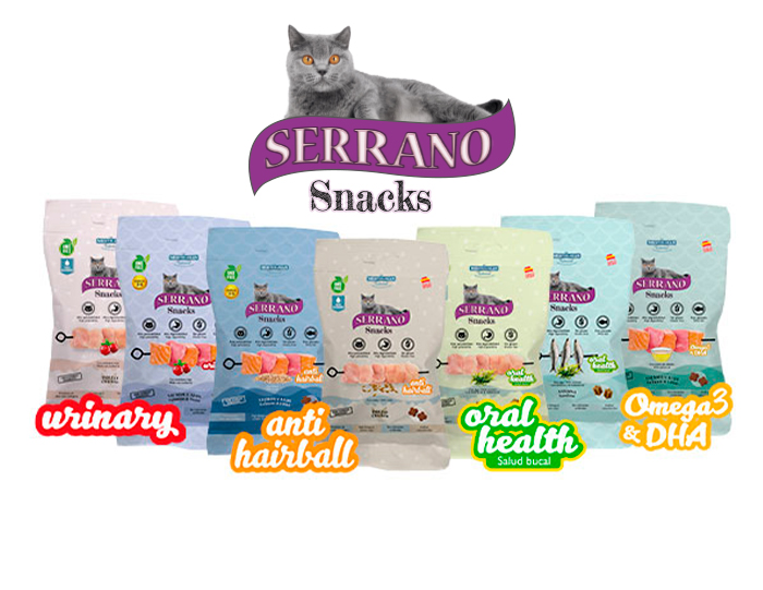 Serrano snacks gato